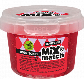 BEAUTY JAR Mix&Match Strawberry ķermeņa skrubis 120g