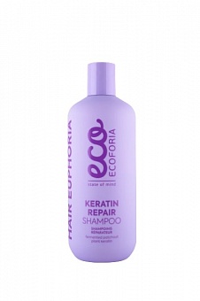 ECOFORIA Keratīna matu šampūns, 400ml
